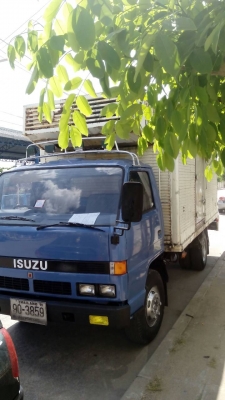 หกล้อ อีซูซุ NPR115 เกียร์สั่น สั่งลุย บรรทุกตู้เย็น ยาว4.50ม สภาพพร้อมใช้งาน ทะเบียนพร้อมโอน