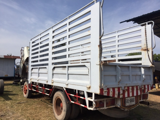 ขายด่วนครับ รถ 6 ล้อ คอกสูง ยาว 5 เมตร HINO FF3H เครื่อง HO7D 195 แรง