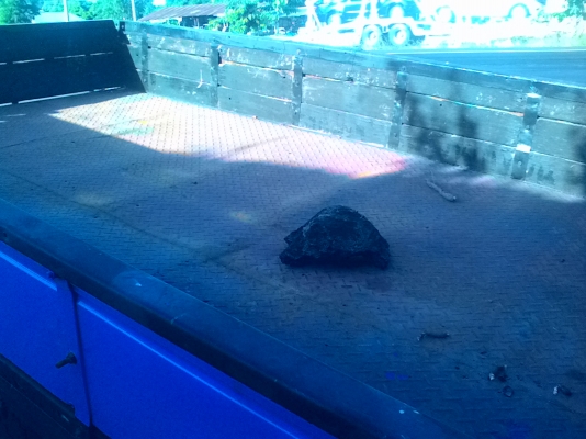 พ่วงรถไถเพลา6ล้อซีหน้า5ยาง7.50ขอบ16เปิด3ด้านพร้อมแหนบ