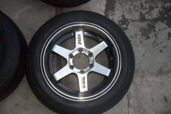 ล้อแม็ก17นิ้ว6รู 8" TE37 พร้อมยาง สวยๆ 4 ล้อ ราคา 10700 บาท ล้อแม็ก17นิ้ว6รู 8" TE37 พร้อมยาง สวยๆ 4 ล้อ ราคา 10700 บาท