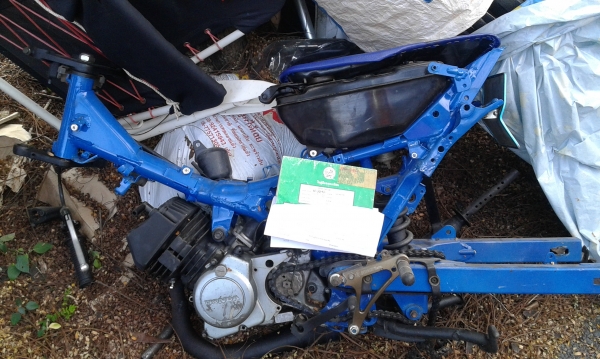 เครื่อง honda tana+โครง ปี 37