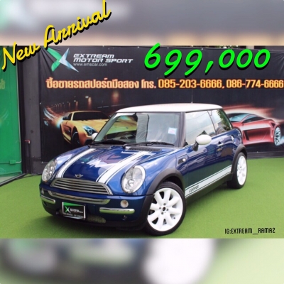 ตกแต่งเรียบร้อยพร้อมขายแล้วครับ ‼️รถเข้าใหม่สภาพสวยๆราคาพิเศษอีกแล้วครับ‼️ . ขาย Mini Cooper (ย้ำนะคับ Mini Cooper) ตัวรถปี 2004 จดปี 2011 รถสีน้ำเงินเดิมๆ ภายในเบาะหนังเย็บใหม่สีน้ำตาล ลายเบาะมินิตัวใหม่ สวยๆใหม่เอี่ยม ล้อ mini cooper s ขอบ 17 ลายกล้วย ส