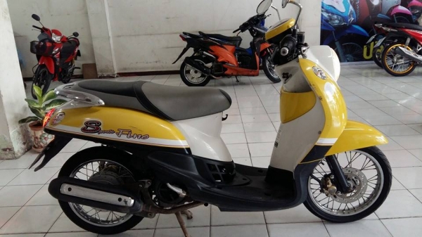 Fino ปี 52 สีเหลือง เครื่องดี เดิม มีเล่ม เอกสารครบโทร. 02-9165022,099-0812001