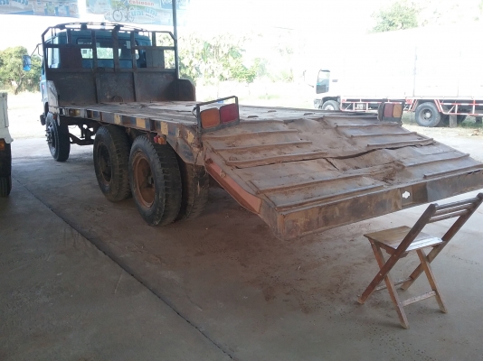 ขายด่วนเทรนเลอร์สองเพลาหางขึ้น200สบายเครื่อง6BF ทะเบียนท้ายลาดราคาเบาๆจัดแนนท์ได้โทร0856842587