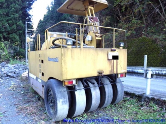 รถบด ล้อยาง 9 ล้อ : KR20D # 2470 Kawasaki รถนอก รอนำเข้าจากญี่ปุ่น T.กุ้ง:0813062283