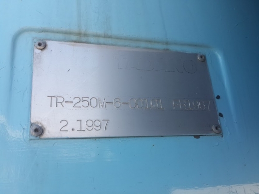 สินค้าเข้าไทยตัวใหม่ เครน TADANO TR250M-6 #FB1967 รถนำเข้าจากญี่ปุ่น เอกสารพร้อม สนใจติดต่อ ใหม่ 061-4194022