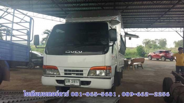 รถบรรทุกสี่ล้อราคาถูก มีลิฟท์ท้าย พร้อมหลังคา ราคา 560,000