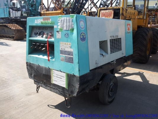 เครื่องปั๊มลม มือสอง PDS265S # 55-4050359 Airman นำเข้าจากญี่ปุ่น โทร.กุ้ง:0813062283