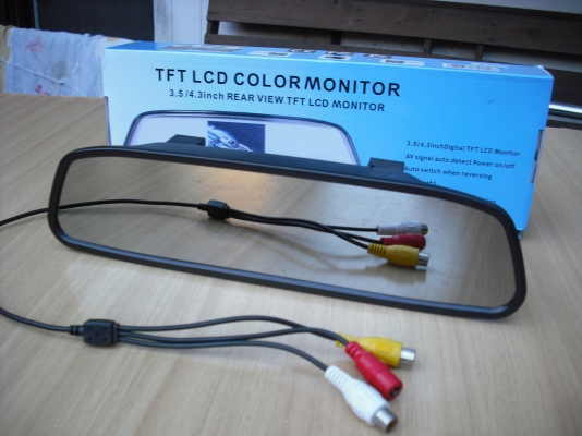 กระจกมองหลังแบบต่อกับกล้องถอยหลัง