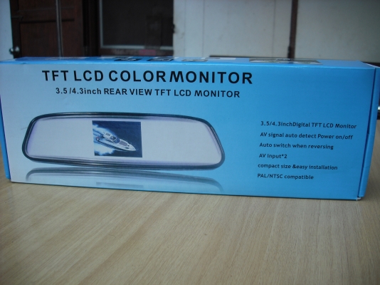 กระจกมองหลังแบบต่อกับกล้องถอยหลัง