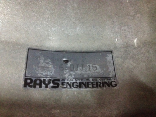 ล้อเเท้ RAYS VOLK ขอบ15กว้าง6นิ้ว5รู114 เก่าญี่ปุ่นสภาพตามรูปครับ