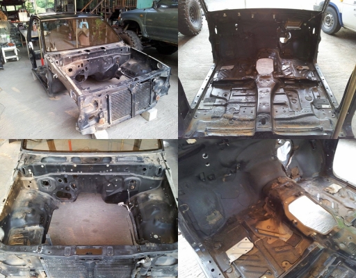 โครงเปล่าหัวตัดมูนรูฟ NISSAN TERRANO 1