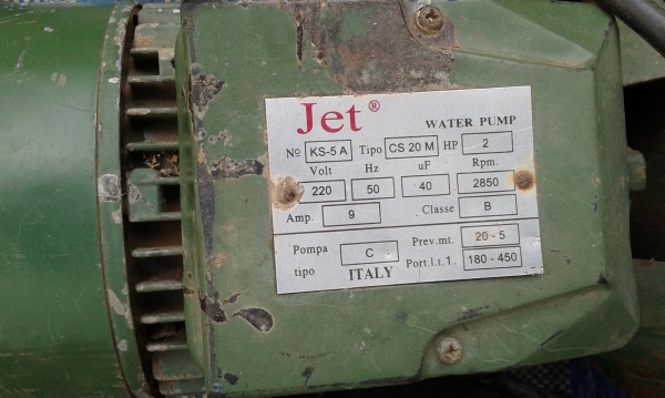 ปั้มน้ำอิตาลี2นิ้ว2แรง