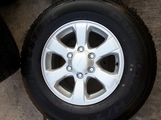 ล้อ isuzu DDI ขอบ 16 พร้อมยาง 245 70 16 bridgestone ชุดล่ะ 19800