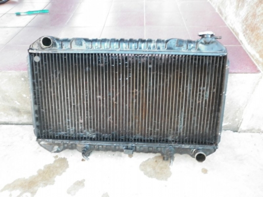 ขายหม้อน้ำพร้อมโกร่งเเละพัดลมไฟฟ้าเครื่อง 1J GE ถอดมาจาก BENZ 190E