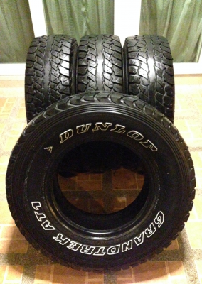 ยาง All Dunlop 30 9.5 R15 ปี12 พร้อมใช้งาน ราคไม่แพง