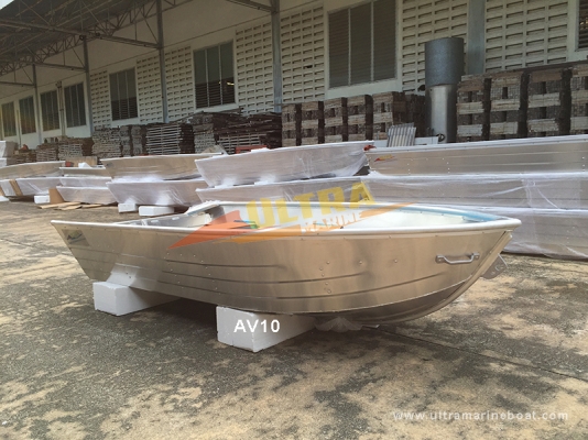 จำหน่ายเรืออลูมิเนียมท้องวีและท้องแบน เรือตกปลา เรือกู้ภัย มีหลายขนาด 10-14 ฟุต ราคาถูก