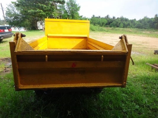 รถบรรทุกแท็กยาง กระบะดั๊มไฮโดรลิค นั่งขับ