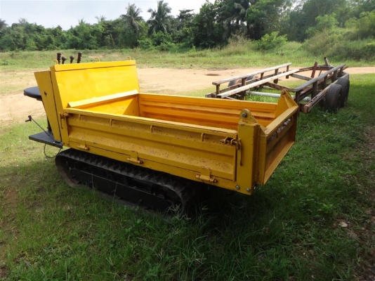 รถบรรทุกแท็กยาง กระบะดั๊มไฮโดรลิค นั่งขับ