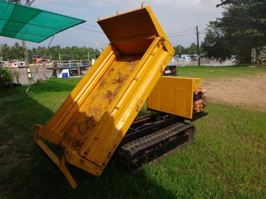 รถบรรทุกแท็กยาง กระบะดั๊มไฮโดรลิค นั่งขับ