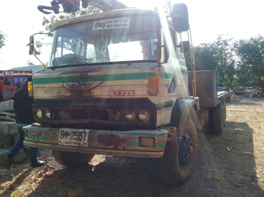 ขายด่วนเทรนเลอร์หางปลาKT725สองเพลาสโลว์กลางราคาเบาๆโทร0843923995