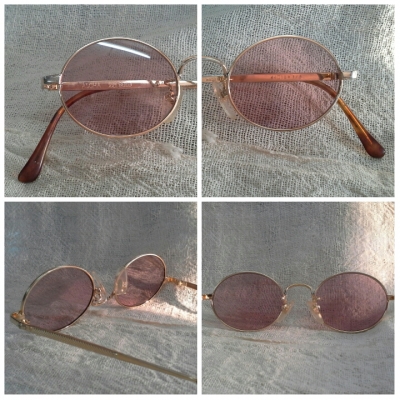 แว่นตาวินเทจโกลด์ฟิลด์ ALGHA 22K GOLD