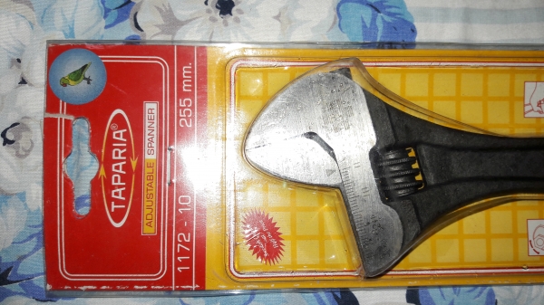 ขายประแจเลื่อนTAPARIA Made in India.10นิ้วเก่าเก็บ