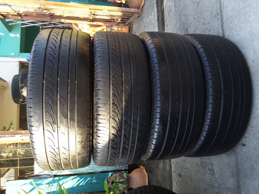 ล้อขอบ 17 5 รู 114 พร้อมยาง bridgestone ปี 13 ชุดล่ะ 6800