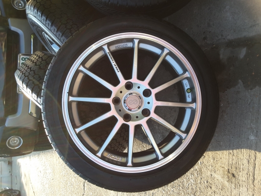 ล้อขอบ 17 5 รู 114 พร้อมยาง bridgestone ปี 13 ชุดล่ะ 6800