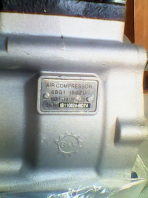 ขายปั้มลม 6 BG1  ISUZU ราคา 11000  บาทโทร  0906208746