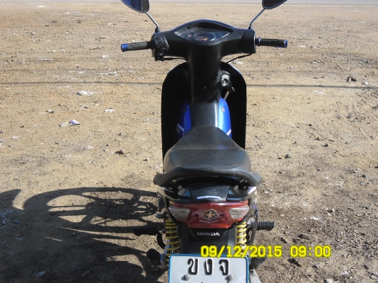 ขายรถมอเตอร์ไซค์ HONDA WAVE100S ปี50 รถสี น้ำเงิน-ดำ