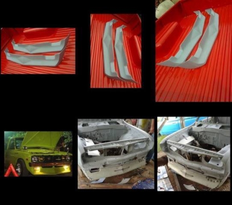 ขายลิ้นหน้าเเต่ง ดัทสัน620 งานเหล็กครับมีรูปตอนใส่ให้ดูด้วยครับ