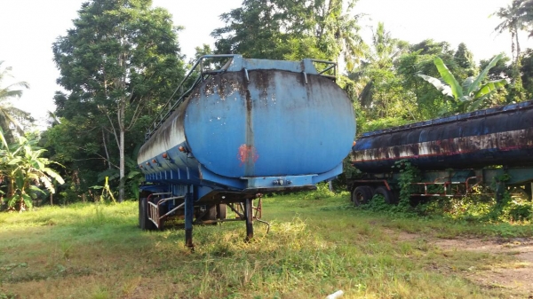 ขายหางเทรลเลอร์แท็งค์น้ำยาง 2 เพลา ขนาดบรรจุ 29000 ลิตร ราคา 300000