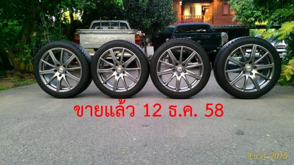 ขายล้อแม็กพร้อมยางขอบ17 ทั้งชุด 6,400 บาท  (ขายแล้ว 12 ธค.58)