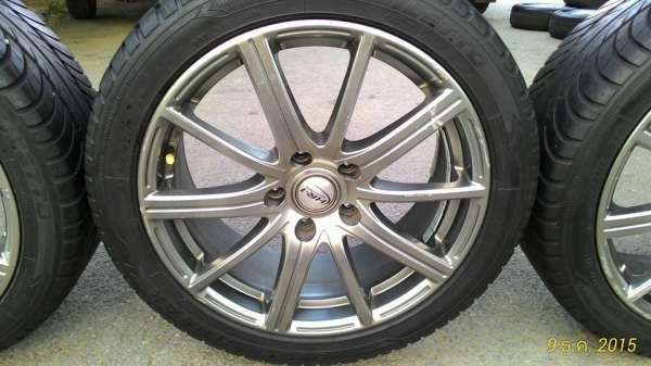 ขายล้อแม็กพร้อมยางขอบ17 ทั้งชุด 6,400 บาท  (ขายแล้ว 12 ธค.58)