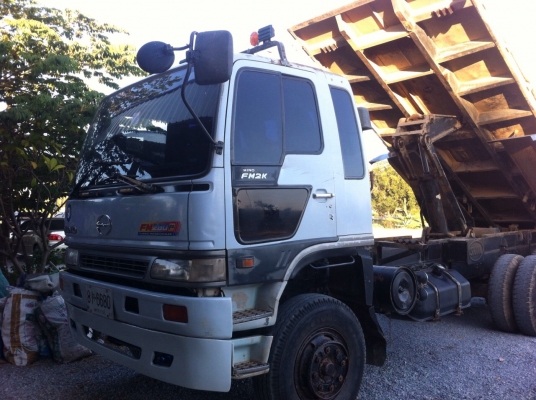 ขายรถบรรทุกสิบล้อดัมพ์ Hino 2K เครื่องเดิม 240 แรง ปี 42 กระบะดัมพ์สามมิตร รถป้ายแดงมือเดียว ทะเบียนพร้อม