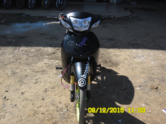 ขายรถมอเตอร์ไซค์ HONDA WAVE100S ปี50 ท้ายดำ สีดำ