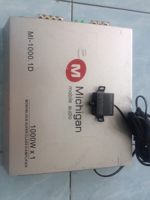 POWER AMP Michigan MI-1000.1D 1000W x 1 คราสD สภาพไม่เคยแกะเครื่อง มือ 2