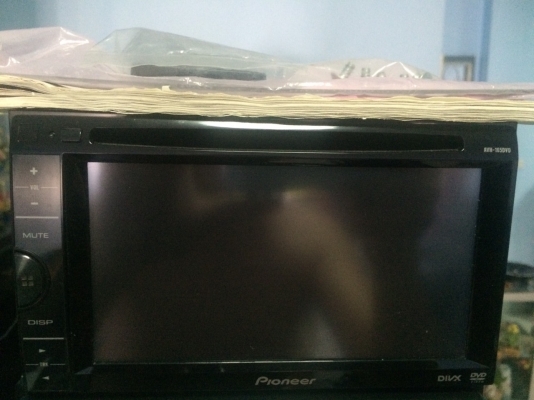 Pioneer AVH-165DVD จอความละเอียดWVGA USB DVD MP3 AUX ปรีเอ้า2ชุด วีดีโอ in out อย่างละ1 สภาพสวย อุปกรณ์ครบ ยกกล่อง มือ2