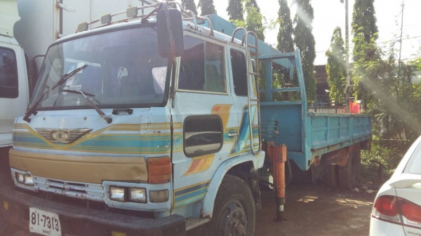 หกล้อ ฮีโน่ FD178 HO7C 185 เครน TANADO 3ตัน ช่วงยาว 7.20ม ยาง900 ทิฟฟี เพาเวอร์ สภาพดีพร้อมใช้ ทะเบียนพร้อมโอน ราคา 485,000บ