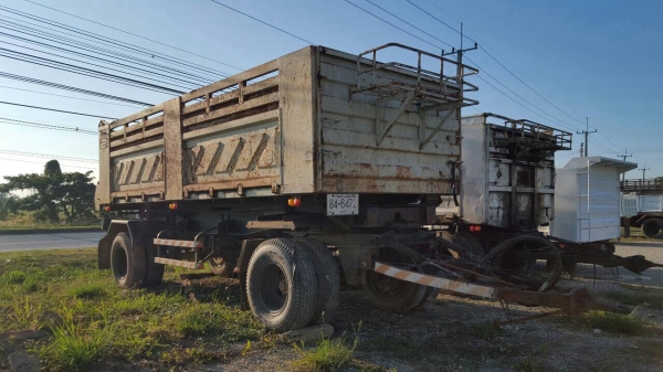 ขาย ลูกพ่วงดั้มสามมิตรสองเพลา