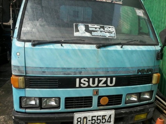 รถ 6 ล้อกระบะเสริมข้าง ISUZU NKR57 ปี 30 100แรง รวมถังน้ำ 6,000 ลิตร ด้วย
