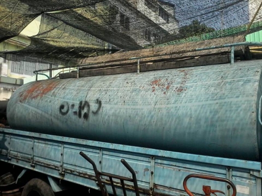 รถ 6 ล้อกระบะเสริมข้าง ISUZU NKR57 ปี 30 100แรง รวมถังน้ำ 6,000 ลิตร ด้วย