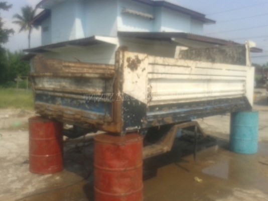 กระบะดัมพ์สามมิตรถอดออกจากรถดั๊มอีโน่ (ตามภาพรูปรถ) กระบะยาว 4 เมตร