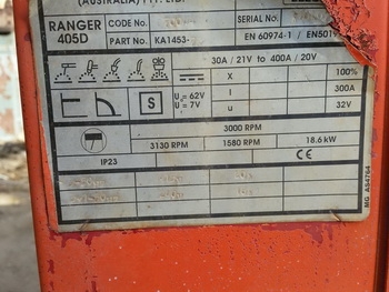 ขาย เครื่องเชื่อมพร้อมปั่นไฟ LINCOLN 405D (18.6 KW) เชื่อมได้ 2 ระบบ