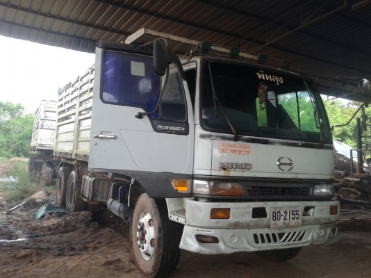 ขายรถบรรทุก 18 ล้อพ่วงแม่ลูกดัมพ์ HINO FM226 เครื่อง PO9C 320 แรงม้าหัวสิงห์ไฮเทค ลูกพ่วง 2 เพลา ราคา 950000