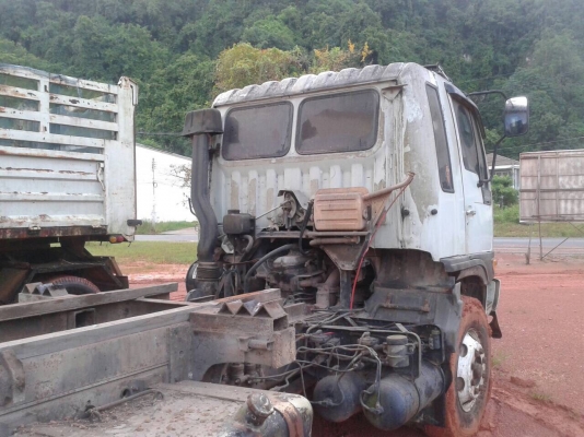 ขายรถบรรทุก 18 ล้อพ่วงแม่ลูกดัมพ์ HINO FM226 เครื่อง PO9C 320 แรงม้าหัวสิงห์ไฮเทค ลูกพ่วง 2 เพลา ราคา 950000