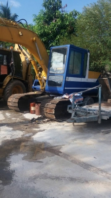ขายรถแบคโฮ KOMATSU PC120-3 มี่หัวแม่เหล็กดูดเหล็ก ราคา 650000