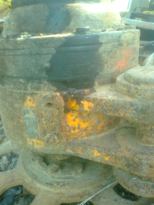 ขายหัวโม่ปูน 1 คู่ สภาพดี