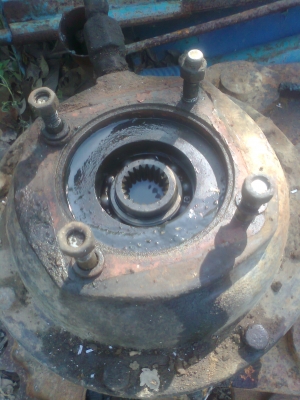 ขายหัวโม่ปูน 1 คู่ สภาพดี